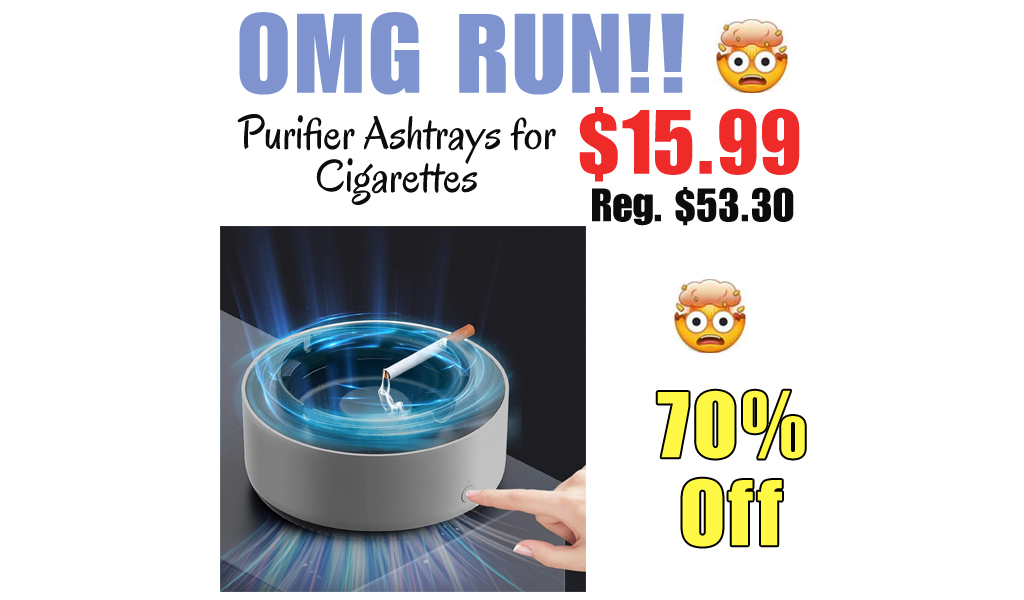Purifier Ashtrays for Cigarettes Only $15.99 Shipped on Amazon (Regularly $53.30)