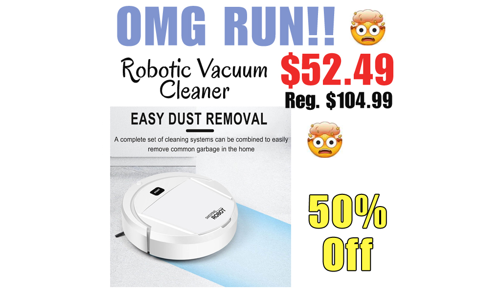 Robotic Vacuum Cleaner Only $52.49 Shipped on Amazon (Regularly $104.99)