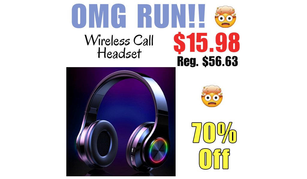 Wireless Call Headset Only $15.98 Shipped on Amazon (Regularly $56.63)