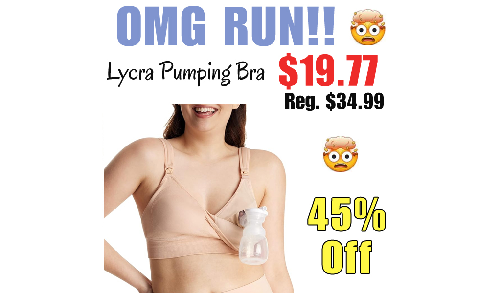 Lycra Pumping Bra Only $19.77 Shipped on Amazon (Regularly $34.99)
