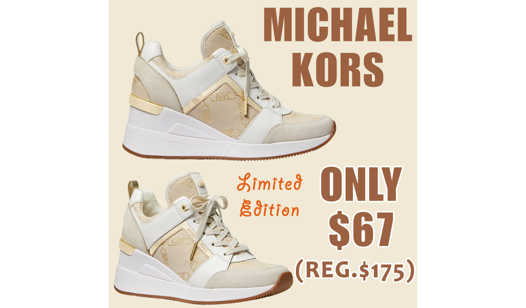 Michael Kors Metallic Sneaker Only $67 Shipped (Regularly $175)