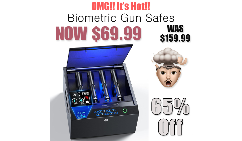 Biometric Gun Safes Only $69.99 Shipped on Amazon (Regularly $159.99)