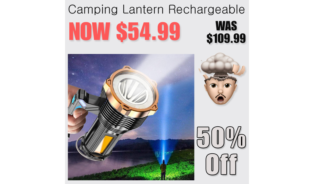 Camping Lantern Rechargeable Only $54.99 Shipped on Amazon (Regularly $109.99)