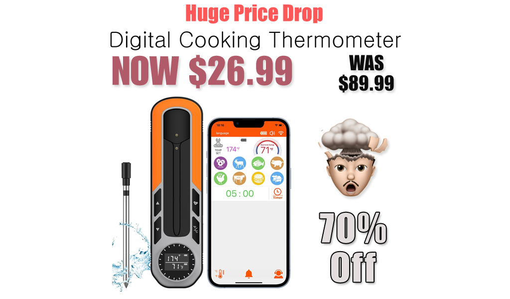 Digital Cooking Thermometer Only $26.99 Shipped on Amazon (Regularly $74.99)