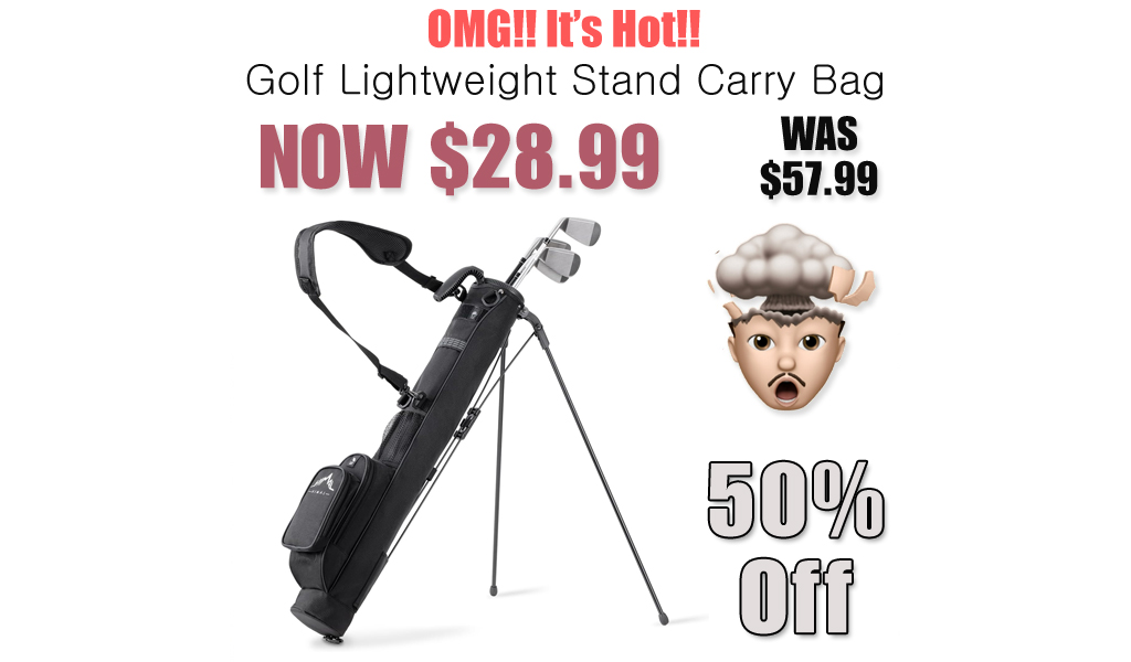 Golf Lightweight Stand Carry Bag Only $28.99 Shipped on Amazon (Regularly $57.99)