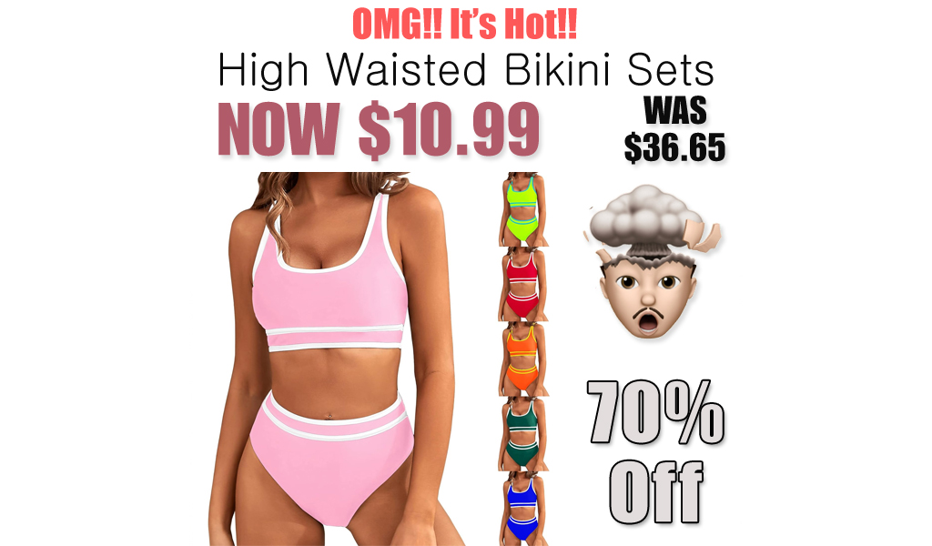 High Waisted Bikini Sets Only $10.99 Shipped on Amazon (Regularly $36.65)