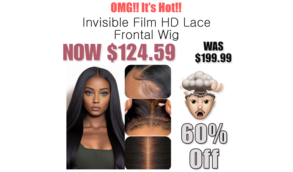 Invisible Film HD Lace Frontal Wig Only $124.59 Shipped on Amazon (Regularly $199.99)