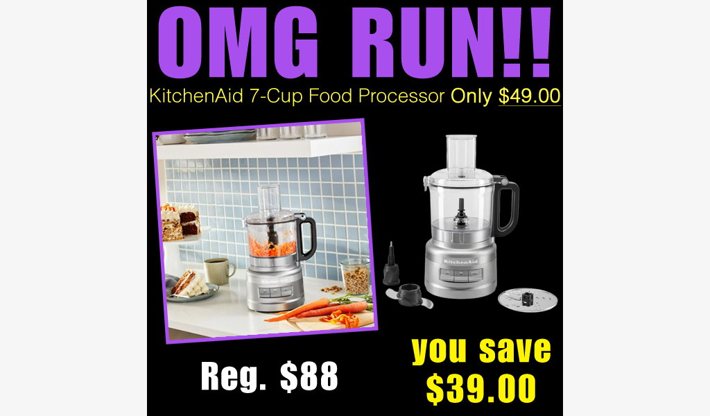 KitchenAid 7-Cup Food Processor Just $49 Shipped on Walmart.com (Reg. $88)