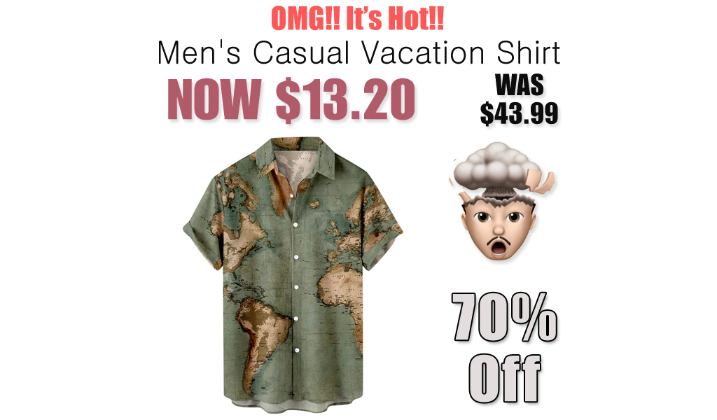 Men's Casual Vacation Shirt Only $13.20 Shipped on Amazon (Regularly $43.99)