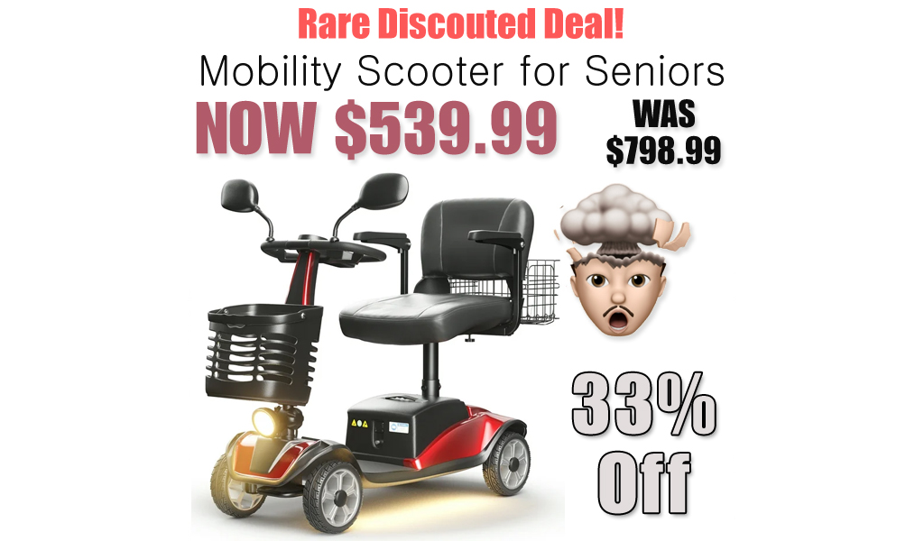 Mobility Scooter for Seniors Just $539.99 Shipped on Walmart.com (Reg. $798.99)