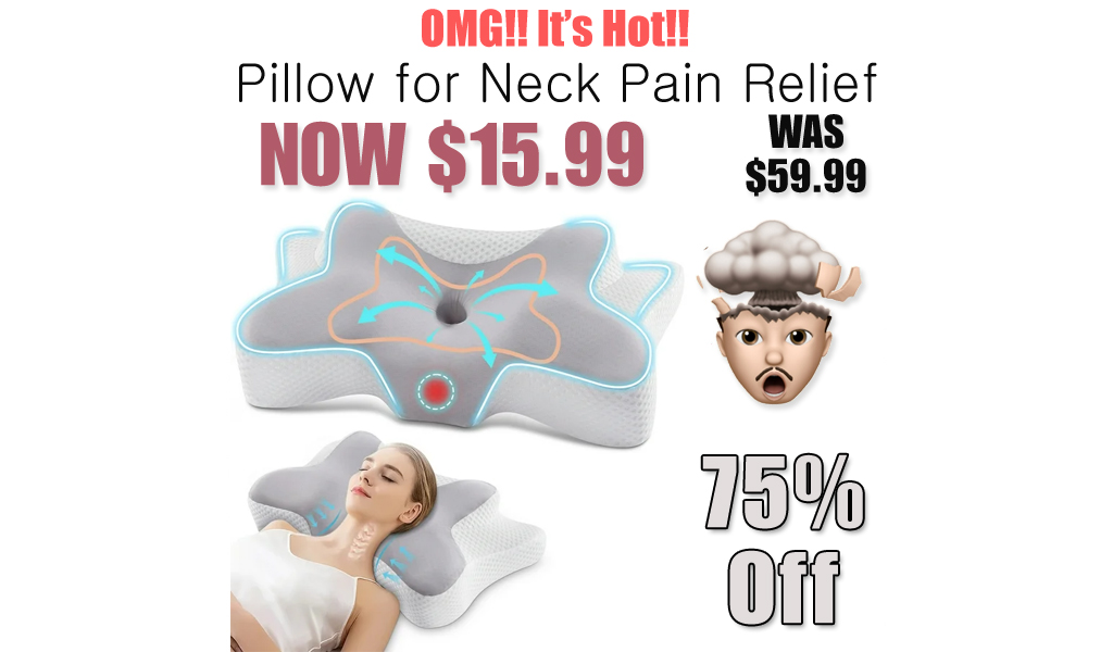 Pillow for Neck Pain Relief Only $15.99 Shipped on Walmart.com (Reg. $59.99)