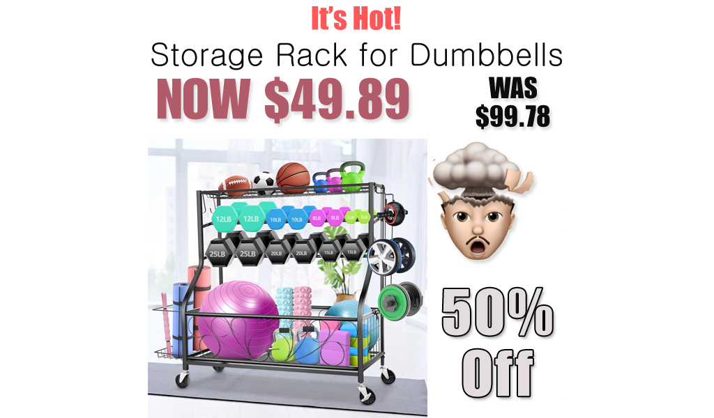 Storage Rack for Dumbbells Only $49.89 Shipped on Amazon (Regularly $99.78)