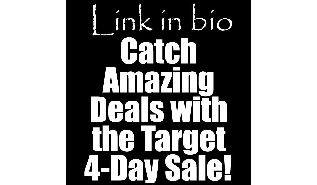Target 4-Day Sale!