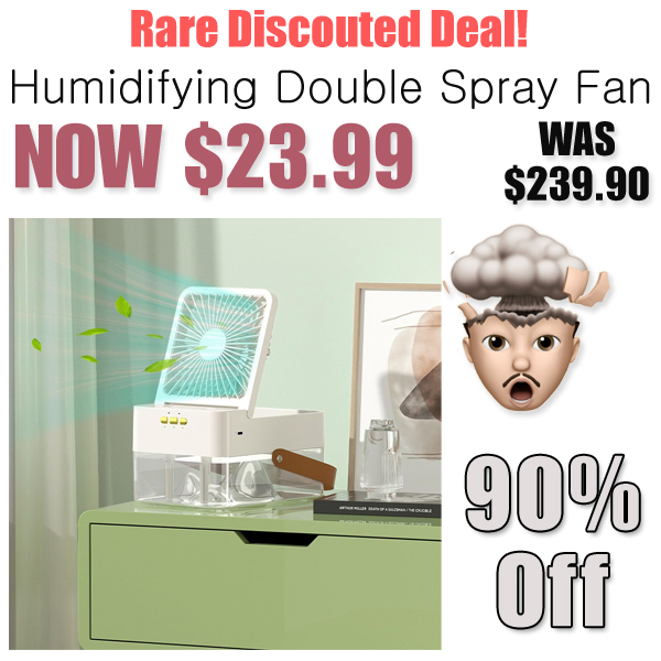 Humidifying Double Spray Fan Only $23.99 Shipped on Amazon (Regularly $239.90)