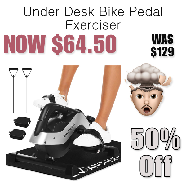 Under Desk Bike Pedal Exerciser Only $64.50 Shipped on Amazon (Regularly $129)