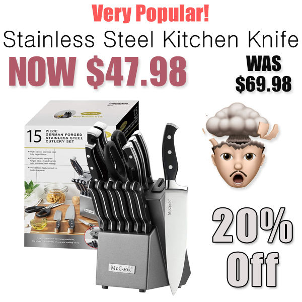 Stainless Steel Kitchen Knife Only $47.98 Shipped on Amazon (Regularly $69.98)