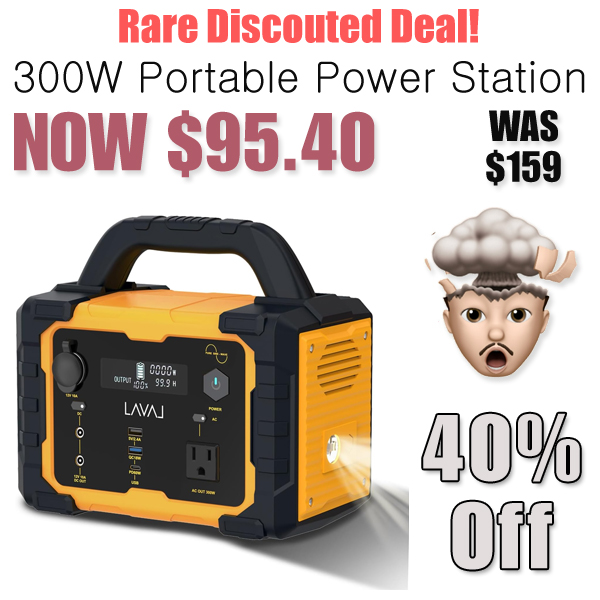 300W Portable Power Station Only $95.40 Shipped on Amazon (Regularly $159)