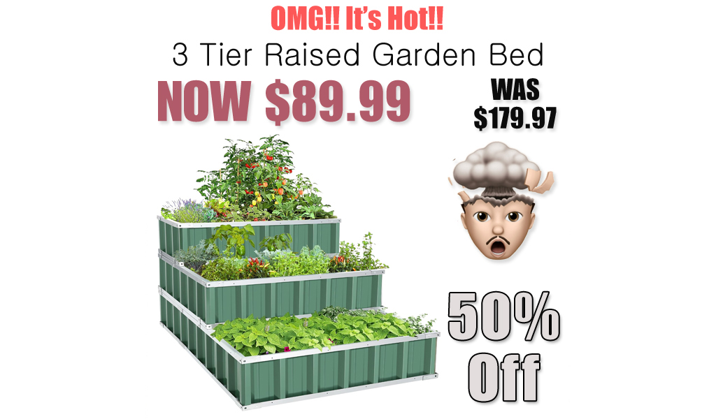 3 Tier Raised Garden Bed Only $89.99 Shipped on Amazon (Regularly $179.97)
