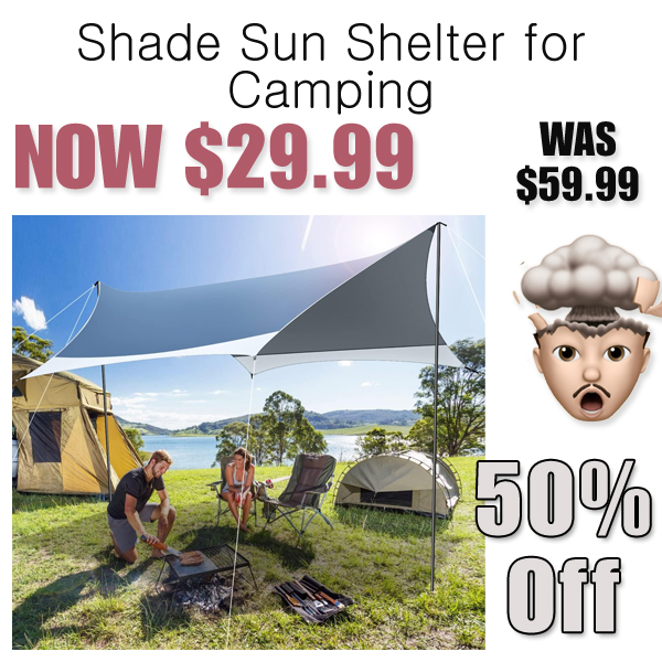 Shade Sun Shelter for Camping Only $29.99 Shipped on Amazon (Regularly $59.99)