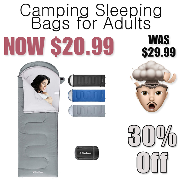 Camping Sleeping Bags for Adults Only $20.99 Shipped on Amazon (Regularly $29.99)