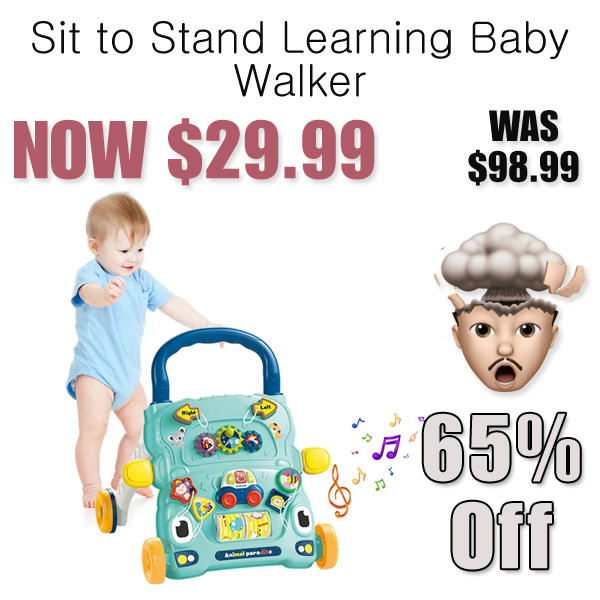 Sit to Stand Learning Baby Walker Just $29.99 Shipped on Walmart.com (Reg. $98.99)