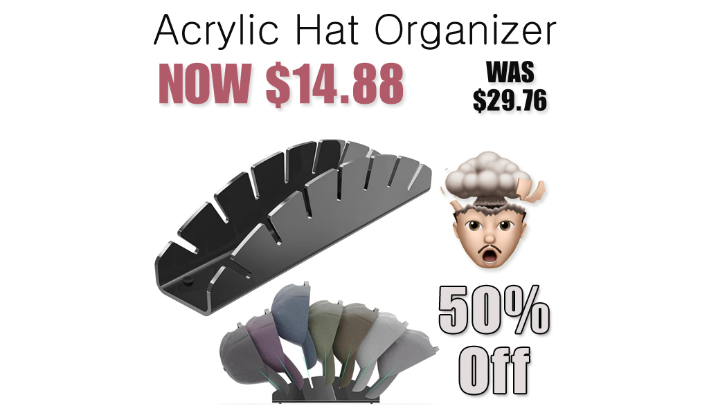 Acrylic Hat Organizer Just $14.88 on Amazon (Reg. $29.76)