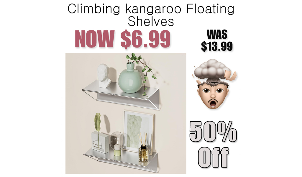 Climbing kangaroo Floating Shelves Just $6.99 on Amazon (Reg. $13.99)