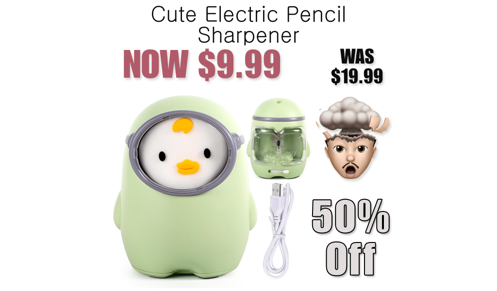 Cute Electric Pencil Sharpener Just $9.99 on Amazon (Reg. $19.99)
