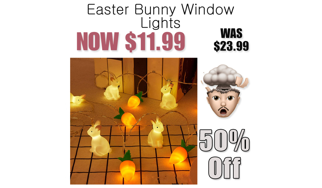 Easter Bunny Window Lights Only $11.99 Shipped on Amazon (Regularly $23.99)
