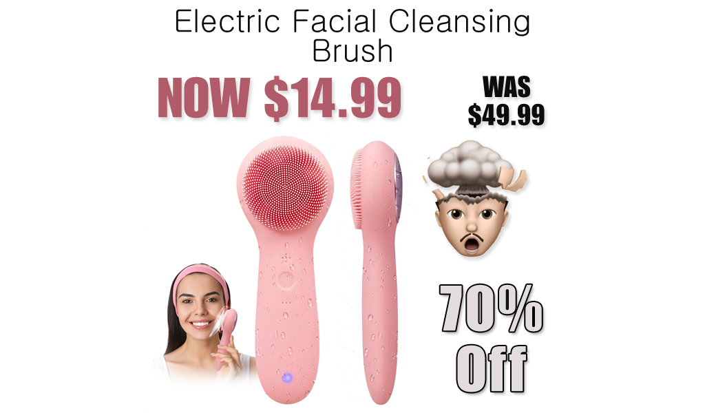 Electric Facial Cleansing Brush Only $14.99 Shipped on Amazon (Regularly $49.99)