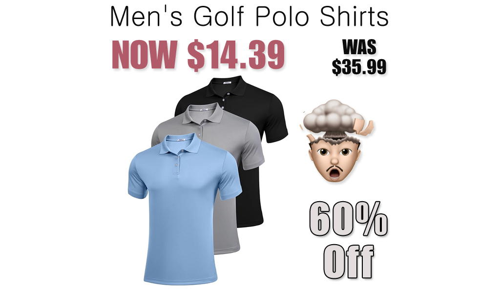 Men's Golf Polo Shirts Only $14.39 Shipped on Amazon (Regularly $35.99)