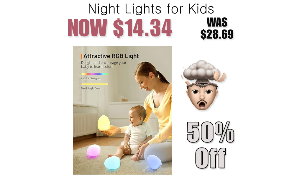 Night Lights for Kids Only $14.34 Shipped on Amazon (Regularly $28.69)