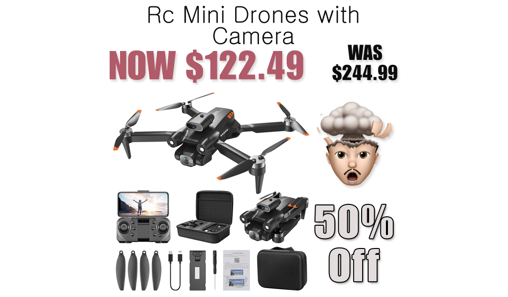 Rc Mini Drones with Camera Only $122.49 Shipped on Amazon (Regularly $244.99)