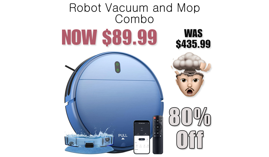 Robot Vacuum and Mop Combo Just $89.99 on Amazon (Reg. $435.99)