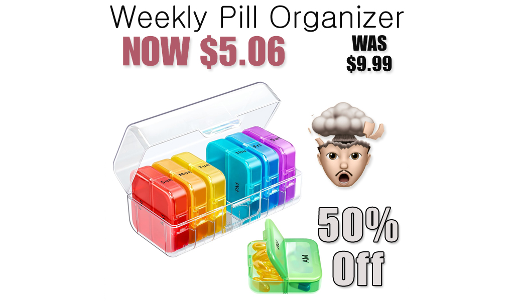 Weekly Pill Organizer Just $5.06 on Amazon (Reg. $9.99)