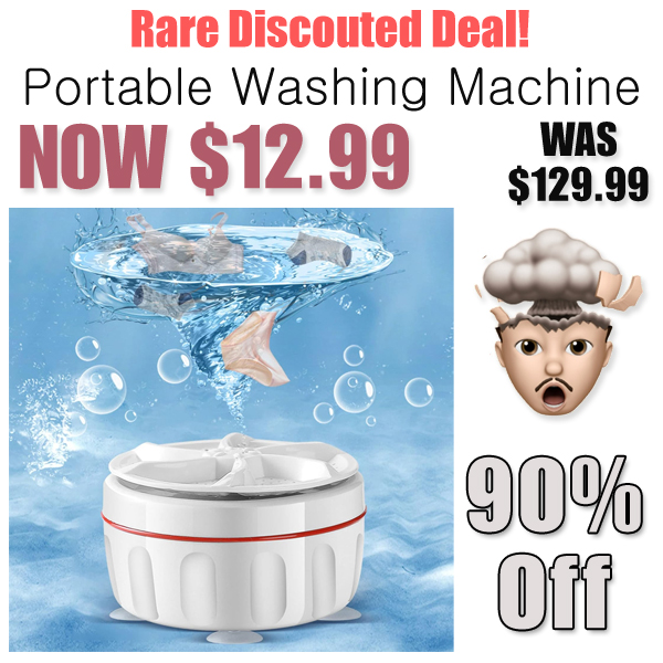 Portable Washing Machine Only $12.99 Shipped on Amazon (Regularly $129.99)
