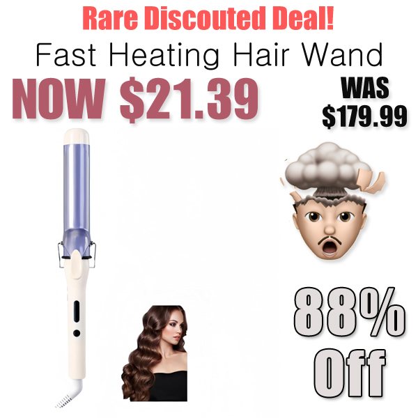 Fast Heating Hair Wand Only $21.39 Shipped on Amazon (Regularly $179.99)