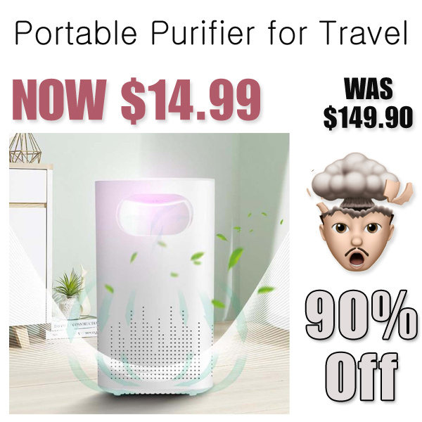 Portable Purifier for Travel Only $14.99 Shipped on Amazon (Regularly $149.90)
