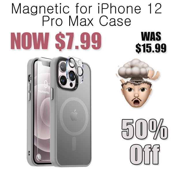 Magnetic for iPhone 12 Pro Max Case Only $7.99 Shipped on Amazon (Regularly $15.99)