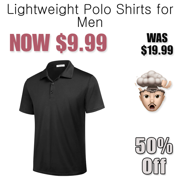 Lightweight Polo Shirts for Men Only $9.99 Shipped on Amazon (Regularly $19.99)