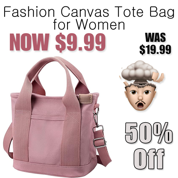 Fashion Canvas Tote Bag for Women Only $9.99 Shipped on Amazon (Regularly $19.99)