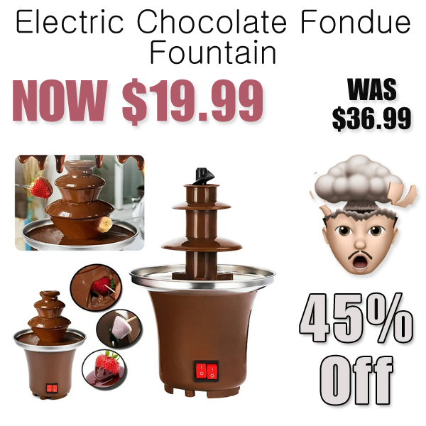Electric Chocolate Fondue Fountain Only $19.99 on Walmart.com (Regularly $36.99)