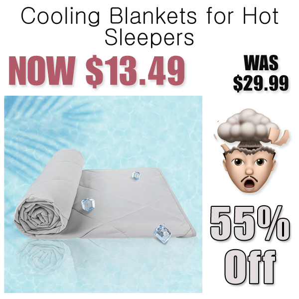 Cooling Blankets for Hot Sleepers Only $13.49 Shipped on Amazon (Regularly $29.99)