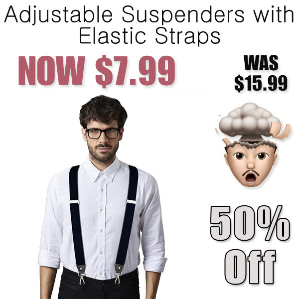 Adjustable Suspenders with Elastic Straps Only $7.99 Shipped on Amazon (Regularly $15.99)