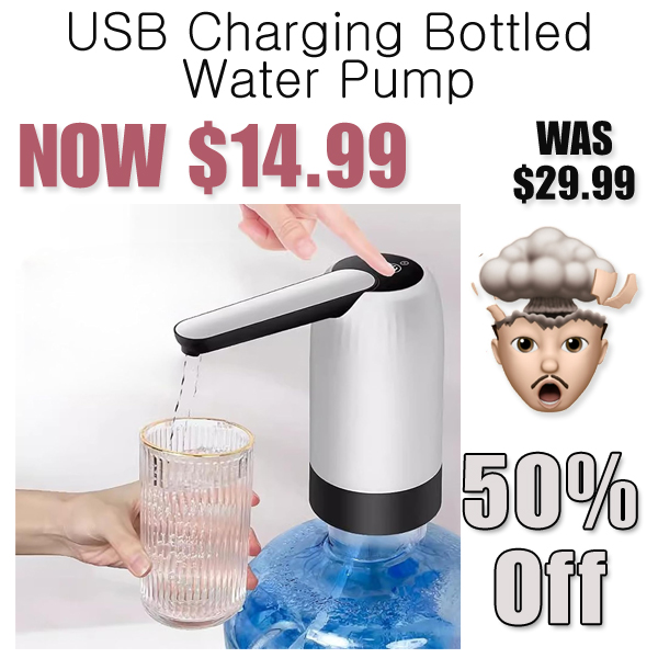 USB Charging Bottled Water Pump Only $14.99 Shipped on Amazon (Regularly $29.99)
