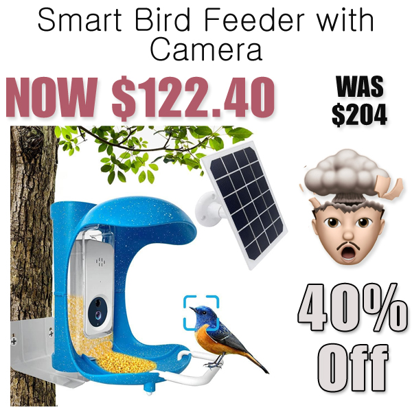 Smart Bird Feeder with Camera Only $122.40 Shipped on Amazon (Regularly $204)
