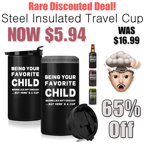 Steel Insulated Travel Cup Only $5.94 Shipped on Amazon (Regularly $16.99)