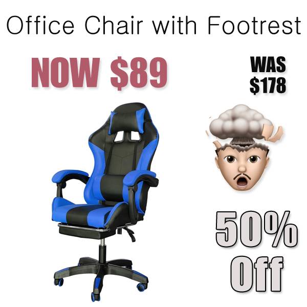 Office Chair with Footrest Only $89 Shipped on Amazon (Regularly $178)