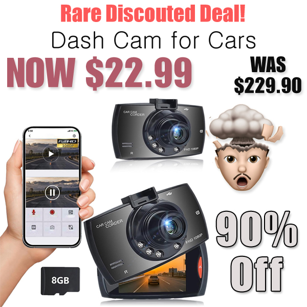 Dash Cam for Cars Only $22.99 Shipped on Amazon (Regularly $229.90)