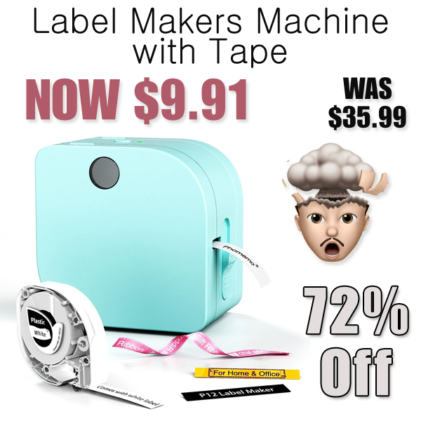 Label Makers Machine with Tape Only $9.91 Shipped on Amazon (Regularly $35.99)
